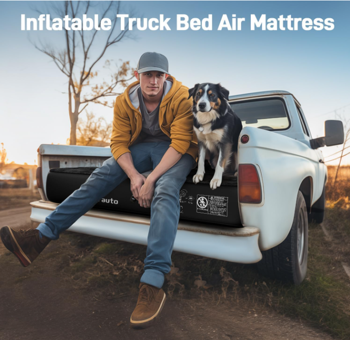 Umbratuo inflatable mattress is suitable for medium-sized short truck lathes ranging from 6-6.6 feet (approximately 1.8-2.0 mete