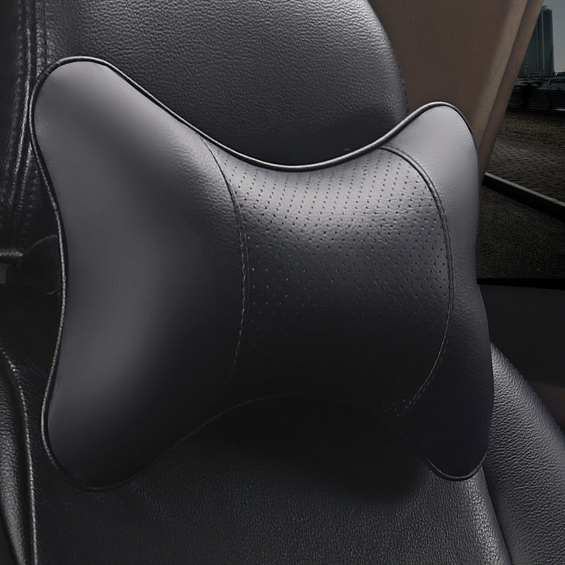 Car Headrest Danni Leather Perforated Breathable Leather Headrest Summer