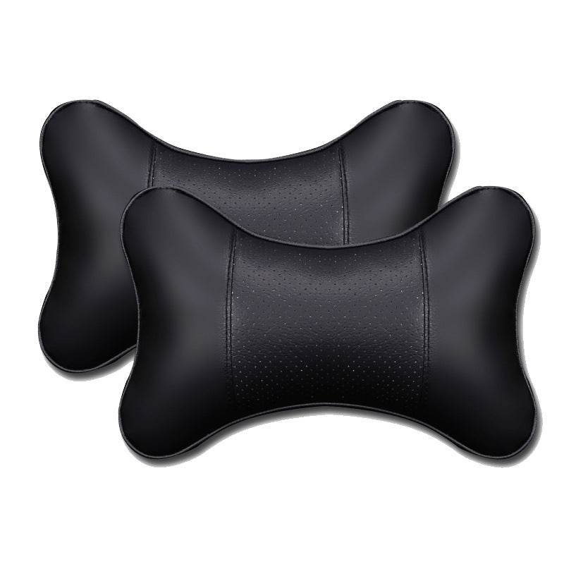 Car Headrest Danni Leather Perforated Breathable Leather Headrest Summer