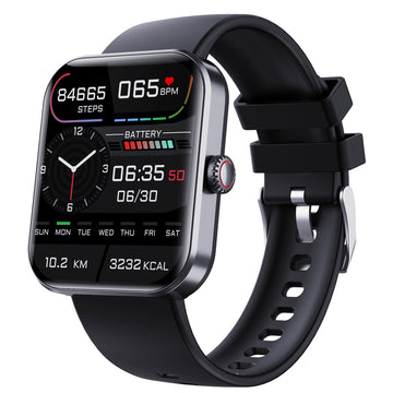 Smart Watch with Heart Rate, Blood Pressure, Body Temperature Monitoring, Sleep Tracking, Step Counter,